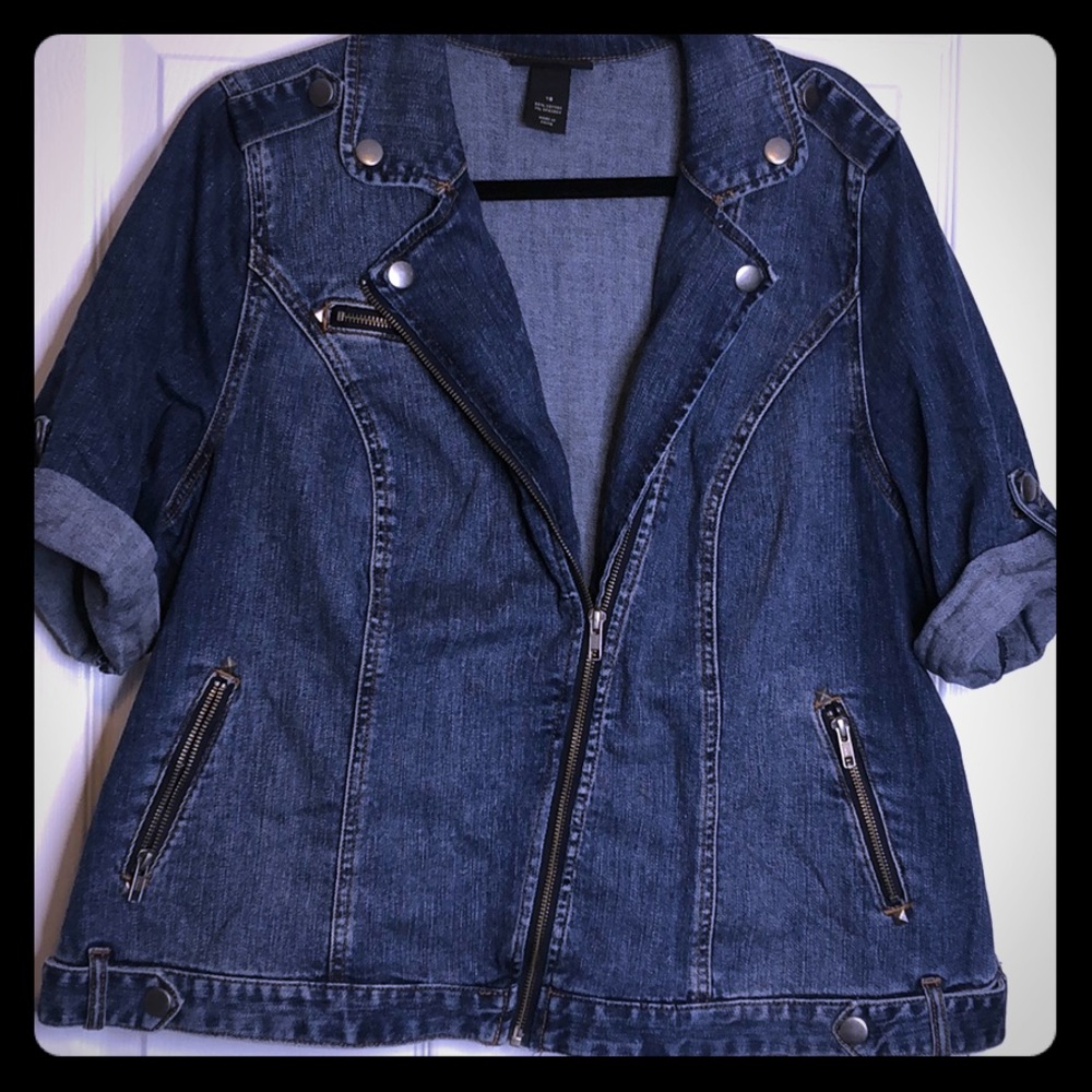 Lane Bryant jean jacket size 18